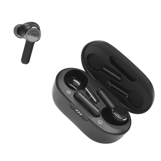 JBL Quantum TWS - Black - True wireless Noise Cancelling gaming earbuds - Detailshot 3